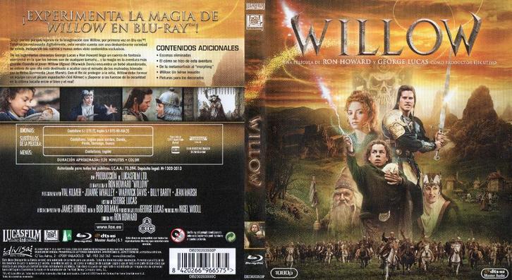 willow (blu-ray) nieuw, Cd's en Dvd's, Blu-ray, Zo goed als nieuw, Avontuur, Ophalen of Verzenden