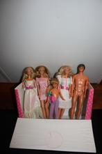 Vintage Mattel barbie doll case ofte koffer met poppen, Kinderen en Baby's, Gebruikt, Ophalen of Verzenden, Barbie