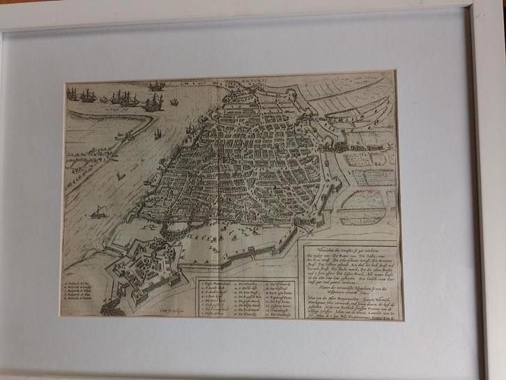 Antwerpen Belegering Spaanse Leger Ets  16e eeuw, Antiek en Kunst, Kunst | Etsen en Gravures, Verzenden