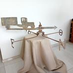 Zeldzame antieke windhaan met tractor en kar, Tuin en Terras, Ophalen, Zo goed als nieuw