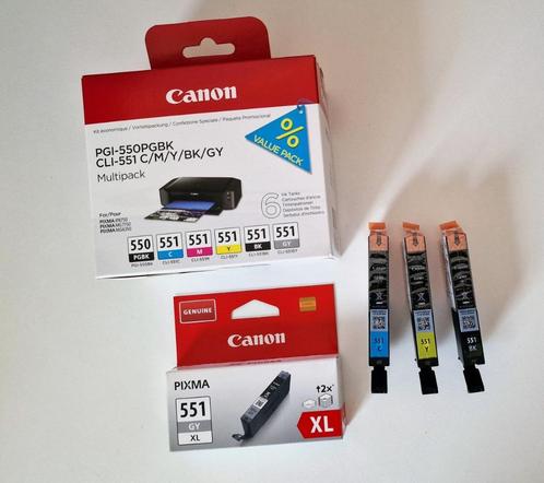 Canon PIXMA CLI-551 Inktpatronen, Computers en Software, Printerbenodigdheden, Nieuw, Cartridge, Ophalen of Verzenden
