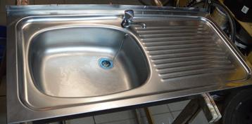 evier inox beschikbaar voor biedingen
