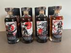 Signatory Vintage Samurai Labels 4 x 70cl / Kirsch Whisky, Verzamelen, Ophalen