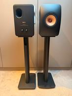 Kef LS50 meta + S2 stands, Nieuw, 60 tot 120 watt, Front, Rear of Stereo speakers, Ophalen