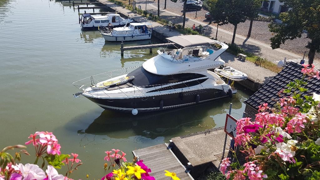 Flybridge jacht Meridian 40ft, Watersport en Boten, Motorboten en Motorjachten, Zo goed als nieuw, Polyester, 9 tot 12 meter, Diesel