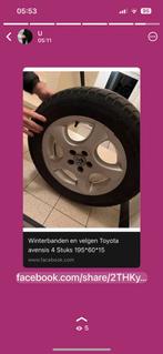 4 stuks winterbanden Toyota avensis, Ophalen, Zo goed als nieuw
