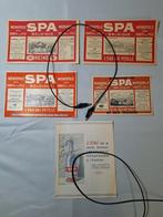 Lot originele oude ongebruikte SPA water fles etiketten, Verzamelen, Ophalen of Verzenden, Zo goed als nieuw, Overige typen