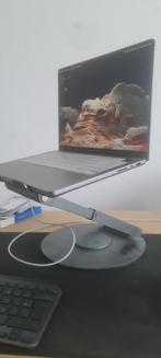 Support Laptop Réglable avec Base Rotative à 360°, Gris, Computers en Software, Laptopstandaarden, Ophalen of Verzenden, Zo goed als nieuw