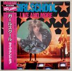 Girlschool ‎– Live And More - Japanese zeldzame pressing, Cd's en Dvd's, Vinyl | Hardrock en Metal, Ophalen of Verzenden, Zo goed als nieuw
