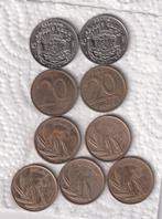 2 x 10 frank en 7 van de 20 Belgische frank, Postzegels en Munten, Ophalen of Verzenden, Metaal, Losse munt