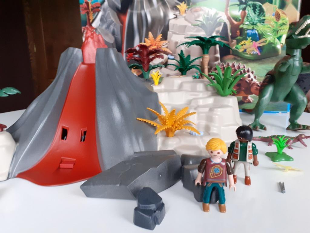 Playmobil 5230 Dinos Vulkaanuitbarsting : : Jeux et Jouets