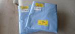 2 NIEUWE hoeslakens 1 p. / percale /de 2 SAMEN voor € 15, Eenpersoons, Blauw, Hoeslaken of Sloop, Nieuw