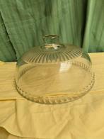 Oude glazen taartenstolp (enkel de stolp)(27cm diameter), Ophalen
