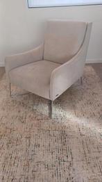 Natuzzi fauteuil met voetenbank, Huis en Inrichting, Ophalen, Gebruikt, 75 tot 100 cm, Stof