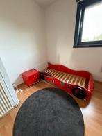 Auto race bed + kleding kast + nacht kastje, Ophalen, Gebruikt, Eenpersoons, Auto bed