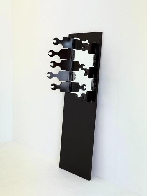 Scorpion Kapstok spiegel van Anonima Design voor Bonetto, Huis en Inrichting, Woonaccessoires | Spiegels, Zo goed als nieuw, 50 tot 75 cm