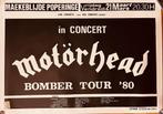Affiche Poster Motörhead Poperinge 21/03/1980 Maekeblijde, Collections, Enlèvement ou Envoi, Rectangulaire horizontal, A1 jusqu'à A3