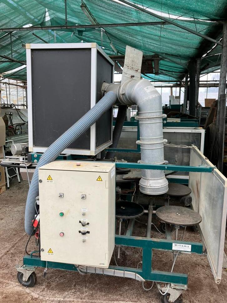 Snijmachine Willems Willtrim 500 & rondknipper, Doe-het-zelf en Bouw, Gereedschap | Overige machines, Gebruikt, Ophalen of Verzenden