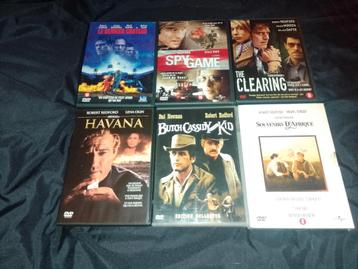 Te koop lot van 6 dvd-films Robert Redford  beschikbaar voor biedingen
