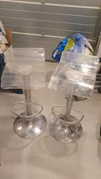 2 tabourets de bar Maisons Du Monde, Maison & Meubles, Tabourets de bar, Enlèvement, Utilisé, Métal, Réglable en hauteur