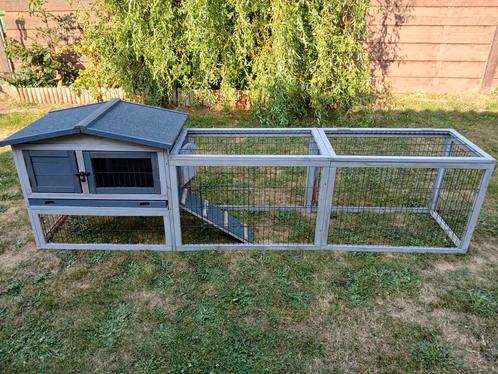 Konijnenhok met slaapplaats, Dieren en Toebehoren, Knaagdieren en Konijnen | Hokken en Kooien, Gebruikt, Ophalen