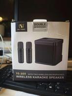 Bijna nieuwe draagbare karaokemachine! Draadloos, Ophalen, Zo goed als nieuw, Complete set