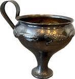 Ilias Lalaounis zilver gehamerde goblet beker, Antiek en Kunst, Antiek | Zilver en Goud, Ophalen of Verzenden, Zilver