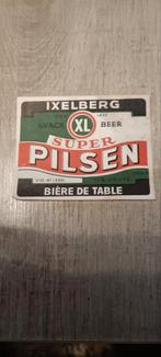 Oud bieretiket Ixelberg super pilsen, Collections, Enlèvement ou Envoi