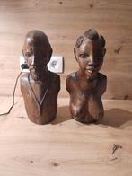 Couple de statue en bois d'ébène, Enlèvement ou Envoi
