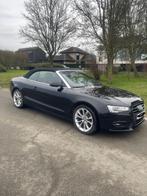 Audi A5 cabriolet, Auto's, Audi, Zwart, 4 cilinders, Cabriolet, Leder