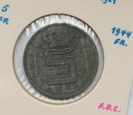5 Frank 1944 Leopold 3 FRANS - FDC, Postzegels en Munten, Munten | België, Overig, Ophalen of Verzenden, Losse munt