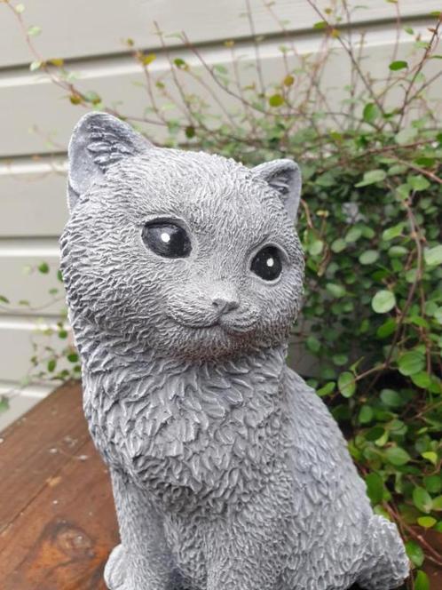 beeld van een kat / poes , jorien, Jardin & Terrasse, Statues de jardin, Neuf, Animal, Pierre, Enlèvement ou Envoi