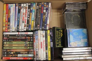 in 1 lot: DVD's en CD's beschikbaar voor biedingen