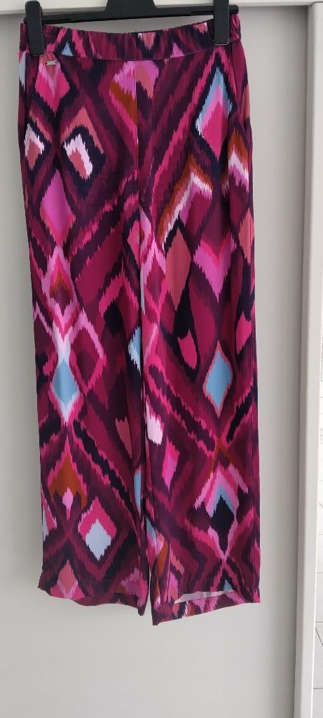 50%reduktie / BROEK STREET ONE, Kleding | Dames, Broeken en Pantalons, Zo goed als nieuw, Maat 36 (S), Paars, Lang, Verzenden