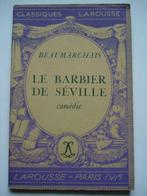 2. Beaumarchais Le barbier de Séville comédie Classiques Lar, Europe autre, Utilisé, Envoi, Beaumarchais