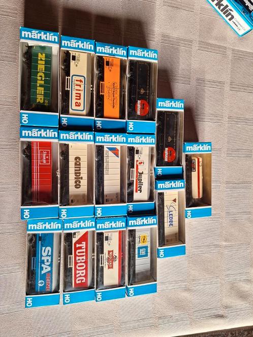 Marklin Belgische wagons, Hobby en Vrije tijd, Modeltreinen | H0, Zo goed als nieuw, Wagon, Gelijkstroom of Wisselstroom, Märklin