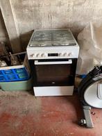 Gasfornuis met 4 pitten en elektrische oven, Elektronische apparatuur, Fornuizen, Ophalen, Gebruikt, Tussenbouw, 4 kookzones