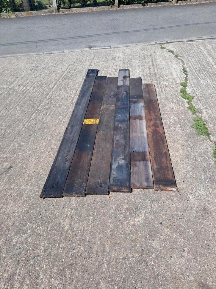 Authentieke gebruikte houten planken, Doe-het-zelf en Bouw, Hout en Planken, Gebruikt, Ophalen