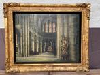 Tableau cathédrale St Gudule Bruxelles V. BUYL, Antiquités & Art, Art | Peinture | Classique, Enlèvement ou Envoi