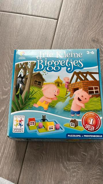 Drie kleine biggetjes , smart games, vanaf 3 jaar beschikbaar voor biedingen