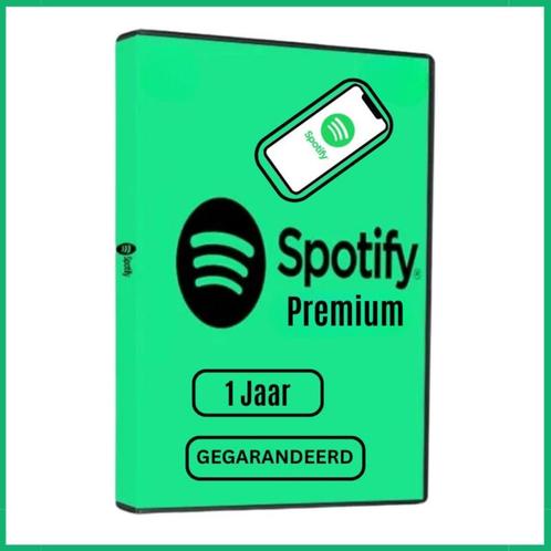 Spotify Premium - 1 jaar (gegarandeerd), Computers en Software, Audio-software, Nieuw, MacOS, Windows, Linux, Android, iOS, Ophalen