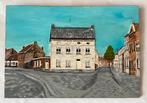 Peinture et bois avec vue sur le village en 3D, Antiquités & Art, Curiosités & Brocante, Enlèvement ou Envoi