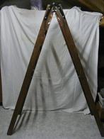 HOUTEN LADDER MET LADDERS, Doe-het-zelf en Bouw, Ladders en Trappen, Ophalen, Gebruikt, Ladder, Opvouwbaar of Inschuifbaar