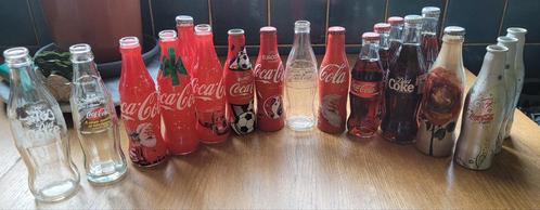 Lot de 19 bouteilles de Coca-Cola de collection, Verzamelen, Merken en Reclamevoorwerpen, Gebruikt, Ophalen of Verzenden