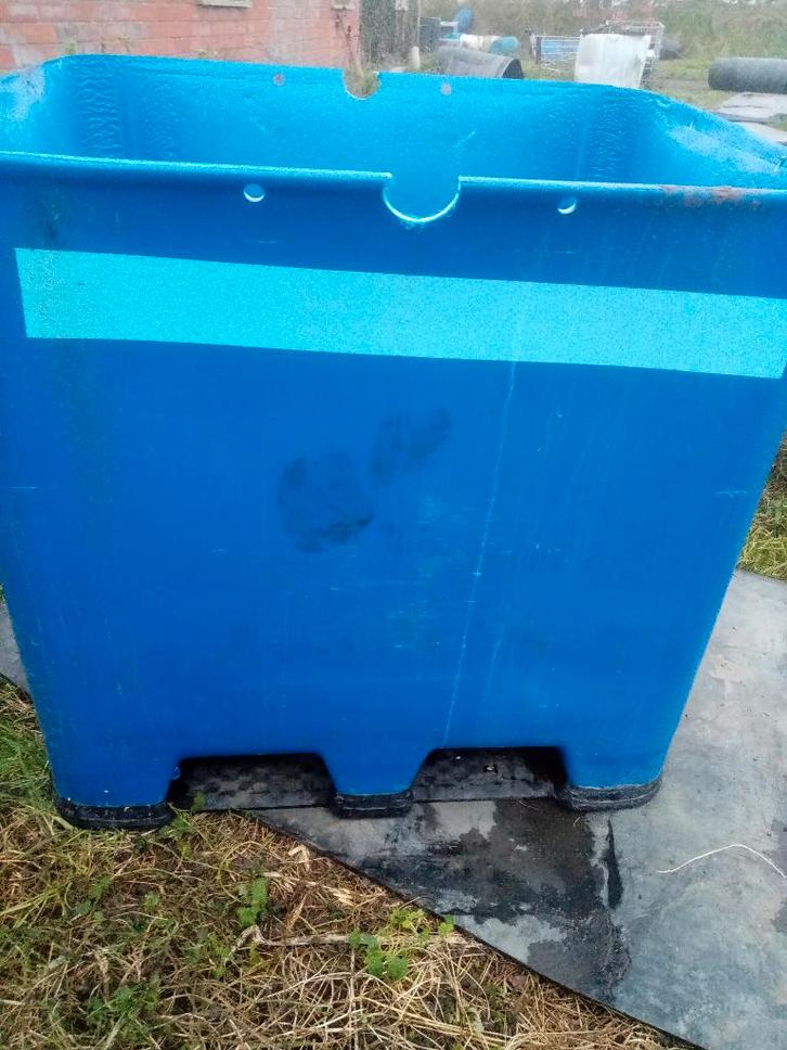 dikwandige degelijke kist opslag stockage-BAMBOE pot 1200, Doe-het-zelf en Bouw, Transportwagens, Zo goed als nieuw, 100 liter of meer