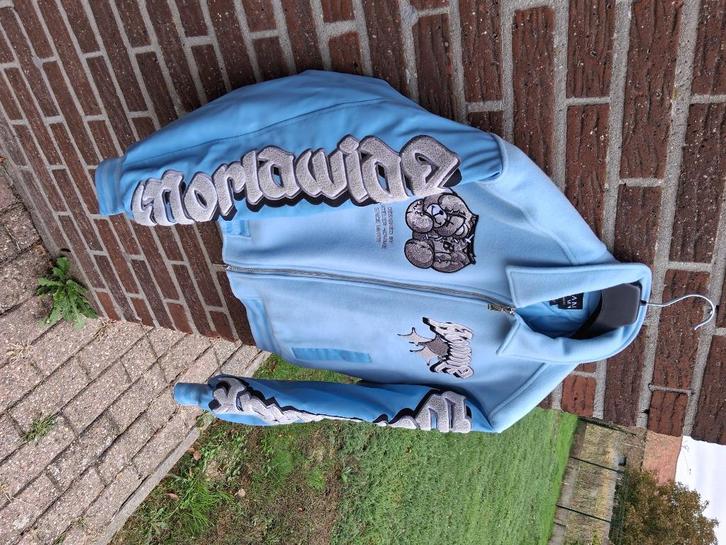 Heren Bomber Jacket BoohooMAN Mt M, Kleding | Heren, Jassen | Winter, Nieuw, Maat 48/50 (M), Blauw, Ophalen of Verzenden