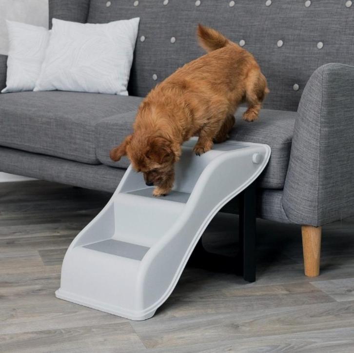 Escalier pour chien PVC Gris clair, Animaux & Accessoires, Accessoires pour chiens, Neuf, Enlèvement
