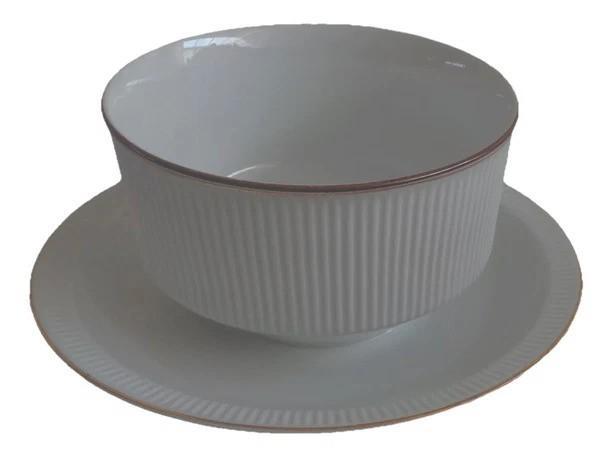 Arzberg 2075 Decor 3535 Bol à sauce Juskom 45 cl, Maison & Meubles, Cuisine | Vaisselle, Comme neuf, Récipient(s), Uni, Porcelaine