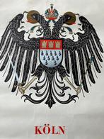 VINTAGE Poster Wapenschild Keulen., Enlèvement ou Envoi, Utilisé
