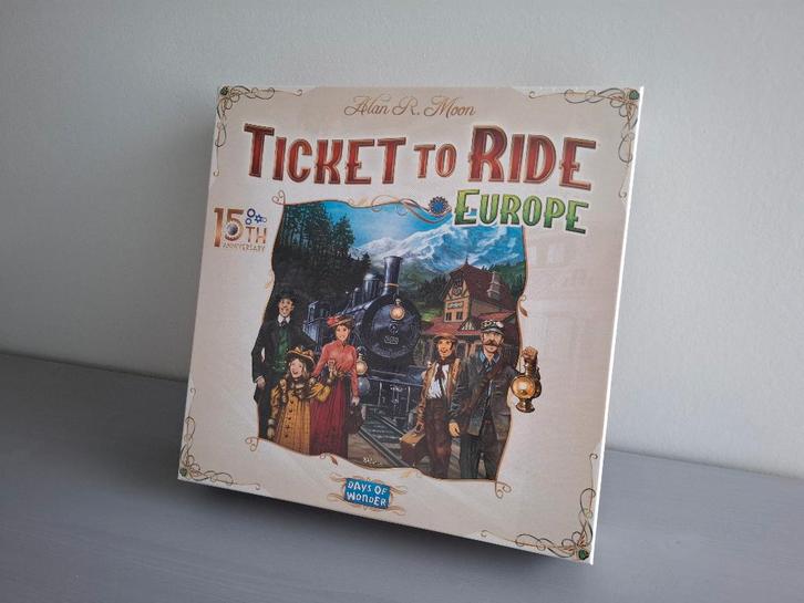 Bordspel Ticket to Ride Europe - Jubileumeditie - Nieuw, Hobby en Vrije tijd, Gezelschapsspellen | Bordspellen, Nieuw, Ophalen of Verzenden